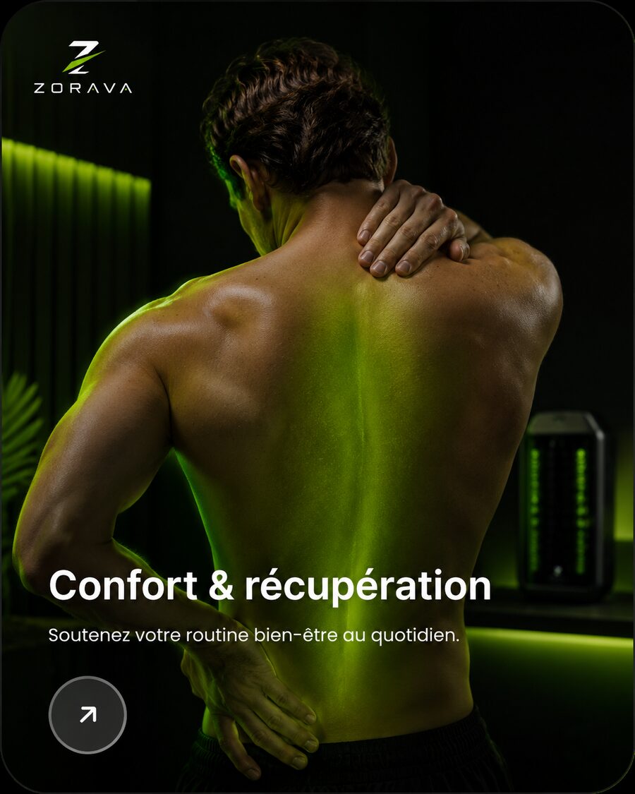 Visuel ZORAVA confort et récupération avec dispositif bien-être